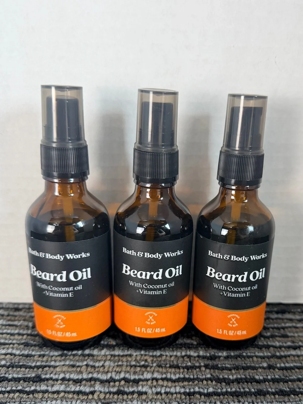 Bath & Body Works Beard Care Collection-Beard Oil-Lot of 3-New